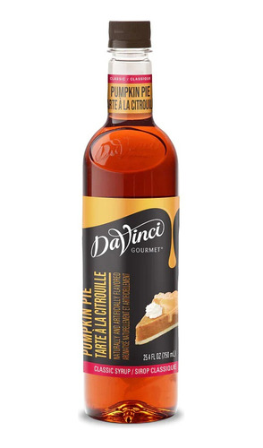 Jarabe Davinci Gourmet Pumpkin Pie - Pay De Calabaza 750ml
