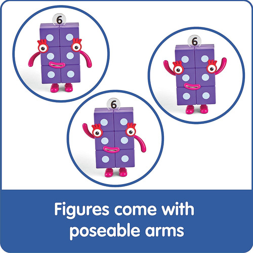 Hand2mind Numberblocks Friends De Seis A Diez, Figuras De Ju