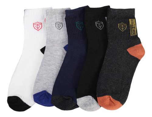 Y Calcetines Deportivos Para Hombre, 5 Pares De Calcetines