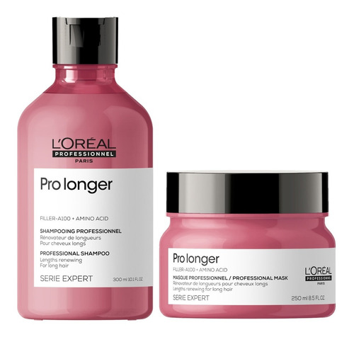 Pack Pro Longer Shampoo 300ml Y Máscara 250ml Loreal