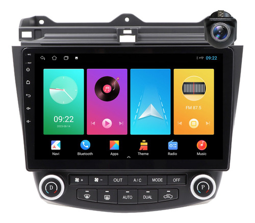 Coche Estéreo Android Para Honda Accord 2003-2008 Carplay Bt