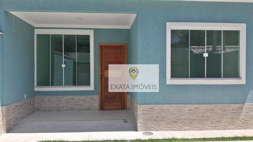 Imagem 5 de 15 de Casa 2 Quartos Em Meio Terreno, Residencial Rio Das Ostras! - Ca1170