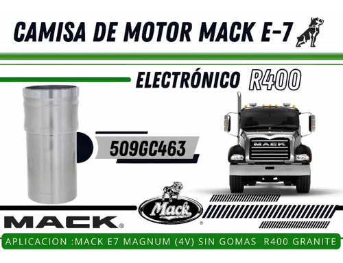 Camisa De Motor Mack E7 R400 Electronico Magnum