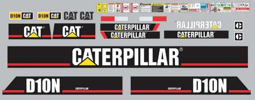 Kit De Calcomanías Para Caterpillar D10n
