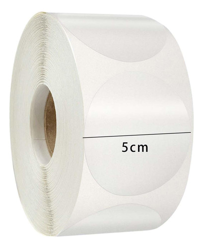 500 Uds. Sellos Transparentes Minoristas, Etiquetas De 5cm