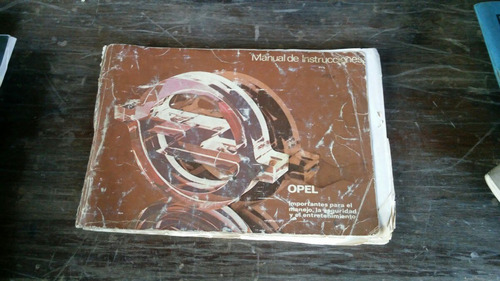 Manual Original Opel Año 81