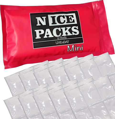 Nice Packs Hielo Seco Para Refrigeradores - Paquetes De Hiel