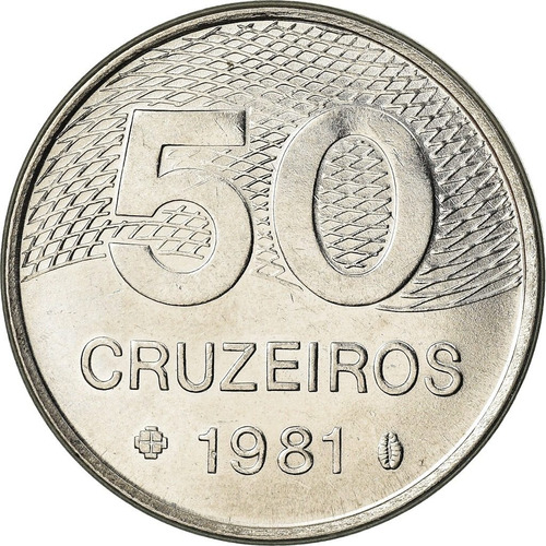 39 Moedas 50 Cruzeiros 1981 1982 1983 1984 1985 Fc