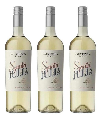 Vino Santa Julia Sauvignon Blanc 750ml Pack X3 Fullescabio