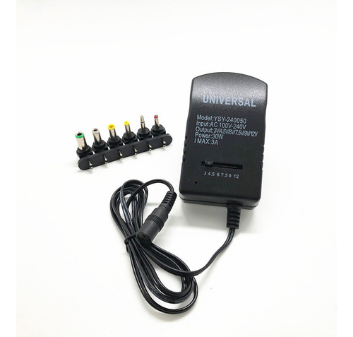 Adaptador De Corriente Universal 30w Regulable De 3v A 12v