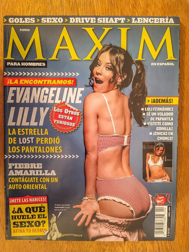 Revista Maxim Abril 2006 Evangeline Lilly