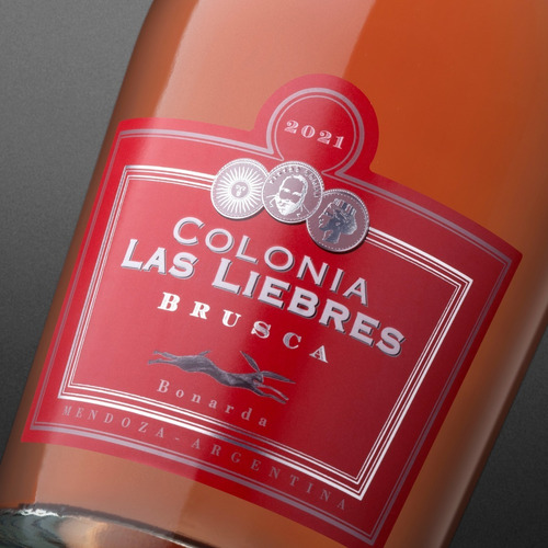 Espumante Colonia Las Liebres Bonarda Brusca Caja 6 X 750ml