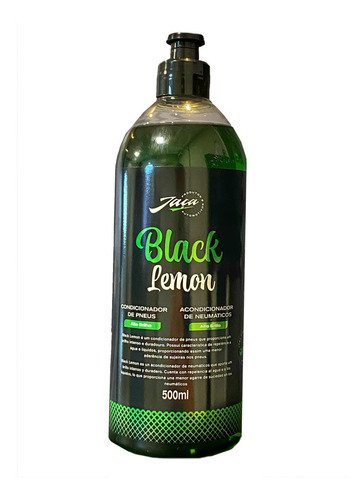 Black Lemon 500 Ml Pretinho Pneus Jaça Produtos