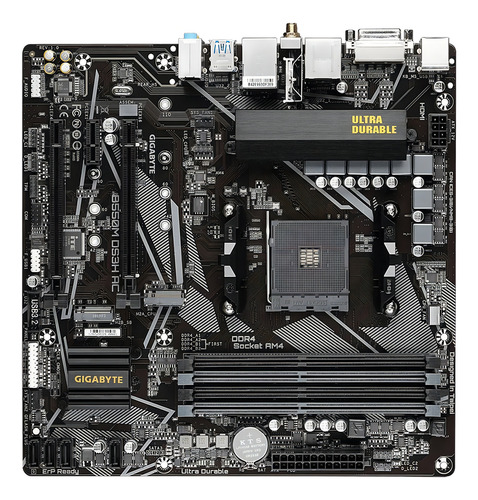 Placa Madre Gigabyte B550m Ds3h Ac, Am4, Ddr4, M.2, Microatx