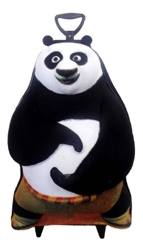 Mochila De Rodinha 3d Diplomata Kung Fu Panda Maxtoy