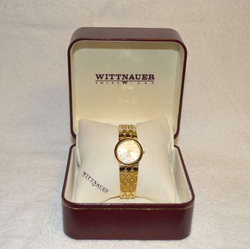 Reloj Para Dama Wittnauer, Mod. Whisp Tono Dorado, Cuarzo.