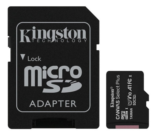 Imagen 2 de 4 de Micro Sd Kingston Canvas Select 64gb Clase 10 Original