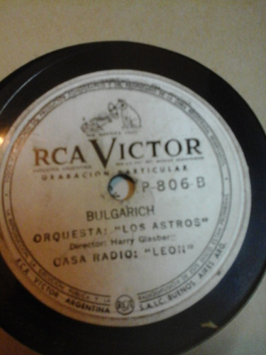 Vinilo 5501 - Bulgarich - Tijera - Orquesta Los Astros 