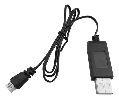 Negro- Cargador De Batería De Litio Usb De 3.7v Para Drone