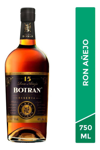 Ron Botran 15 Años 750ml