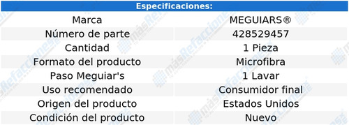 Meguiars Toalla De Secado Waffle Water Magnet X2000 Microfib