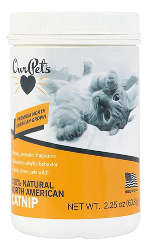 Our Pets Cosmic Catnip, 100% Hierba Gatera Cultivada Norteam