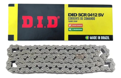Corrente Comando Versys 650 Er-6n Did Scr0412sv-134le Cinza