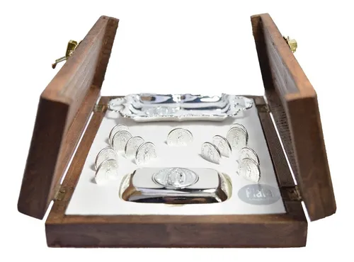 comprar Juego De Arras Matrimoniales, Chapa 14k. Virgen De Guadalupe