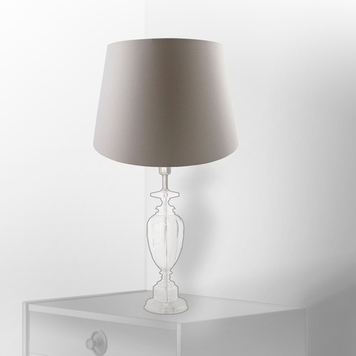Cupula Abajur Linen Tecido Linho Off White Al002w (d)32,5cm