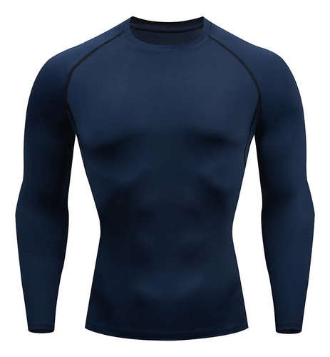 Camiseta Deportiva Ajustada De Manga Larga Para Correr Para