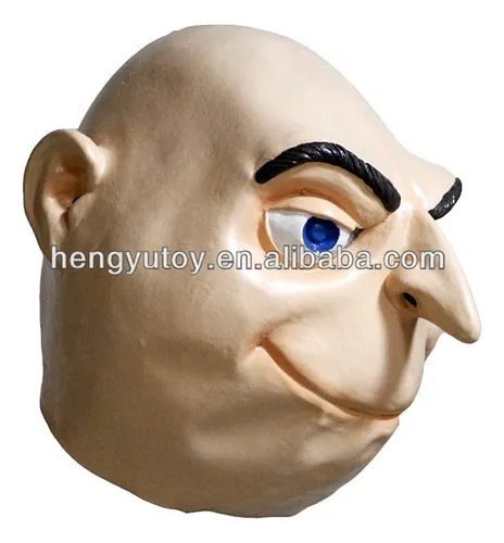 Máscara De Látex Gru Máscaras De Goma De Cabeza Completa Hal