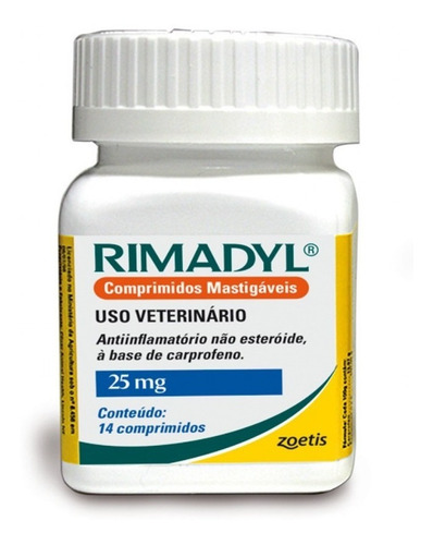 Rimadyl 25mg Anti-inflamatorio 14 Comprimidos Zoetis