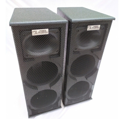 Imagem 3 de 5 de Par De Caixas Asl Gabinetes Vertical 2x6