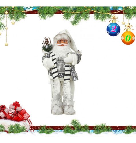 Figuritas Navideñas De Papá Noel, Muñeco De Papá 45cm