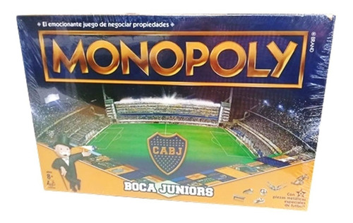 Monopoly Futbol Boca River Juego De Mesa Hasbro Original
