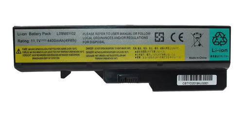 Bateria Para Lenovo G460 L09c6y02 L09l6y02 L09m6y02 L09s6y02