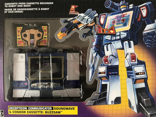 Soundwave Transformers G1 Walmart Reissue 2018 Hasbro (Usado)