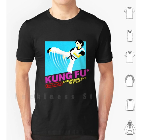 Camiseta Nintendo Kung Fu 6xl De Algodón Tee Kung Fu