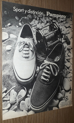 P144 Clipping Antigua Publicidad Zapatilla Sorpasso Año 1972 (Usado)