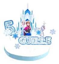 Comprar Adorno Torta Cake Topper Deco Mesa Frozen Mg Op1