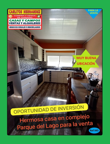 Ref 945) ** V - Oportunidad De Inversión Hermosa Casa En Complejo Parque Del Lago Para La Venta En San José