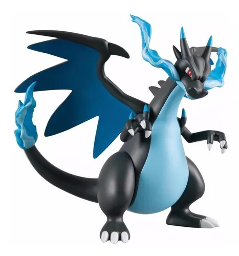 Bonecos Pokémon Raro Mega Charizard X Y Pokémon Go Tomy 15cm