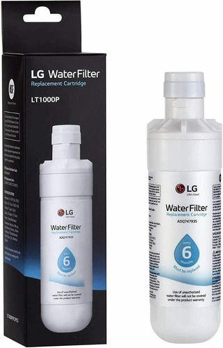 Filtro Para Refrigerador LG Original Lt1000p Adq747935