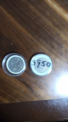 2 Monedas De Coleccion De Díez Pesos De Hidalgo (Usado)