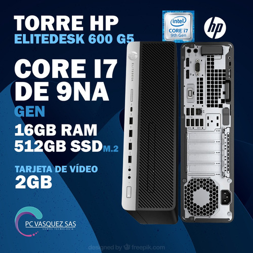 Torre Hp Prodesk 600 G5 I7 9na Corporativa