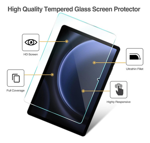 Hefu Protector De Pantalla De Tableta For Galaxy Tab S9