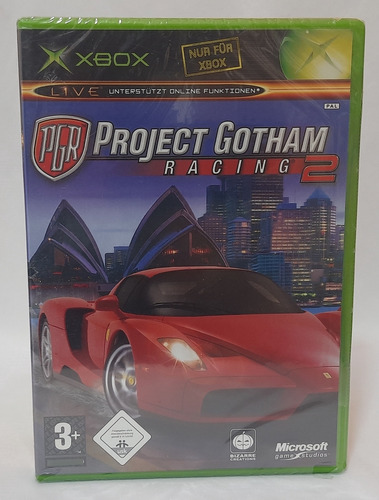 Project Gotham Racing 2 Europeu Lacrado Leia - Xbox Clássico