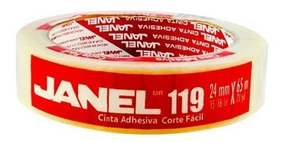 Cinta Janel Adhesiva 119 Transparente 24 Mm X 65 M