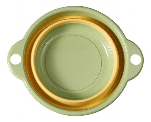 Bacia De Lavar Louça Dobrável Bacia Verde 38x23,5x11,5cm