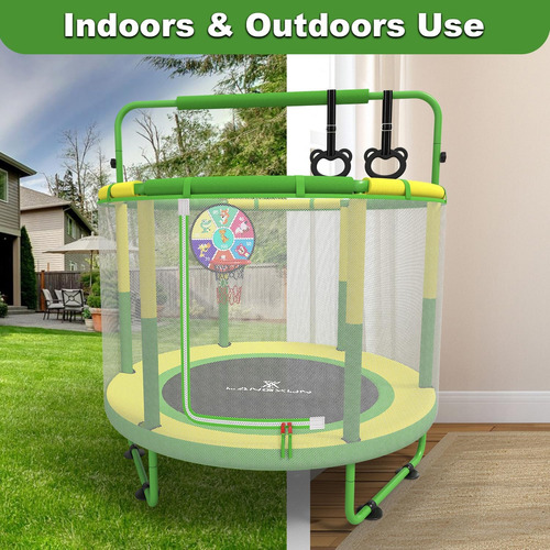 Trampolín Langxun 60 Para Niños, 5 Pies Mini Mini 6-in-1 Al